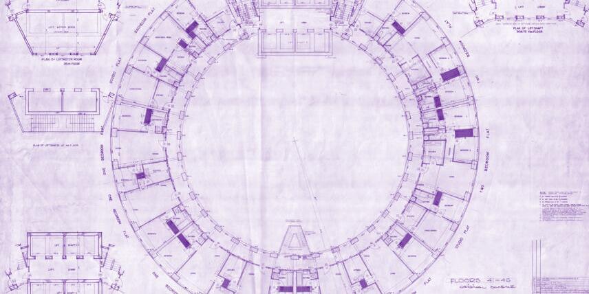 Ponte City typical floor plan